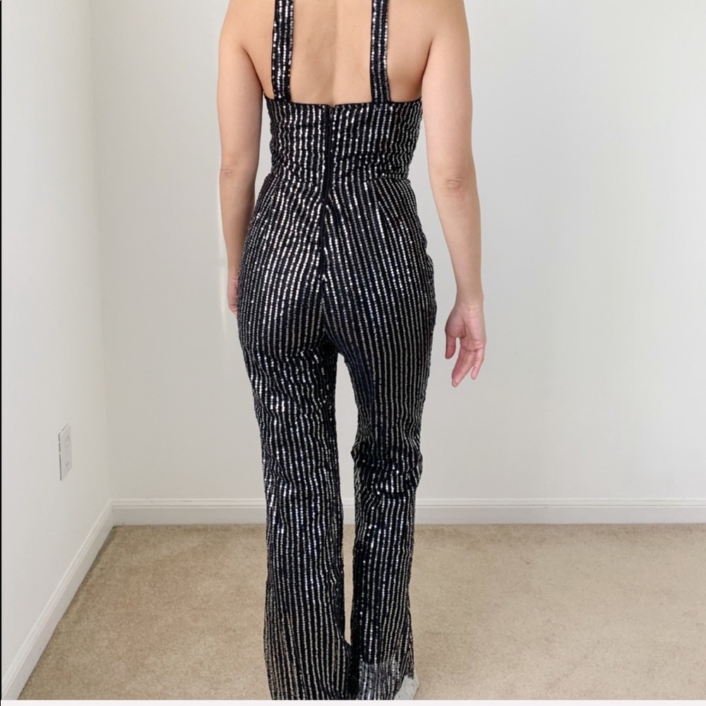 Sequins wrap romper Jumpsuit - Picture 7 of 7